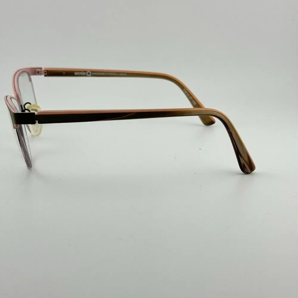 Etnia Barcelona Gray‎ Pink Half Rim Eyeglasses Passau BZPK 52 17 135 H13195